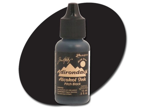 Adirondack Alcohol Ink - Pitch Black - HZ* (Each)